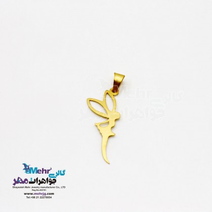 Gold Pendant - Tinkerbell Design-SM0583